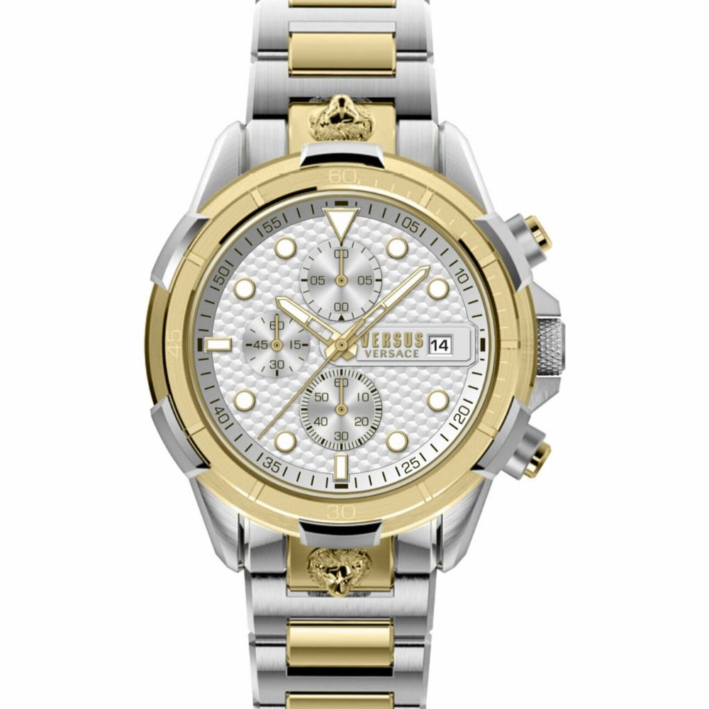 Sale! Versace Versus Two-Tone 46mm Watch - Picture 1 of 2